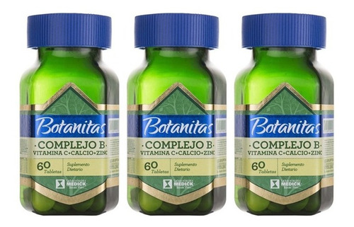 3 Complejo B + Vitamina C - Unidad a $952