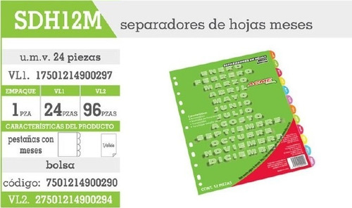 Separadores Barrilito Mensual