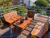 Comprar Juego De Patio Sillónes Y Mesa De Palet