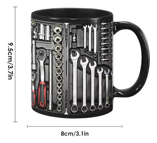 Caja De Herramientas Mecánicas, Taza De Café Grande