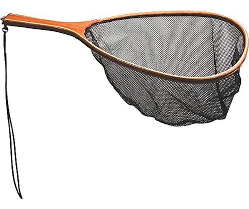 Frabill Wood Handle Mesh Netting Fish Landing Net