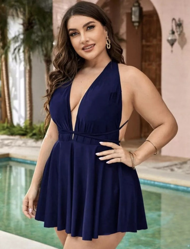 Tankinis Importadas Talles S Al Xl Azul 2 Piezas 4