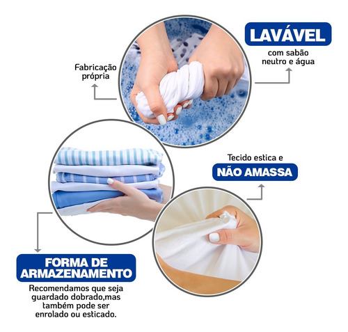 Toalha Capa De Mesa 3d Veste Fácil Meses De Conscientização
