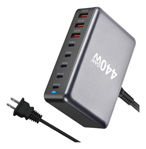 Estación De Carga Usb C De 440 W, Estación De Carga De