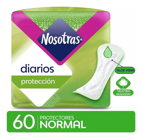 Protectores Diarios Nosotras Normal X 60 Un