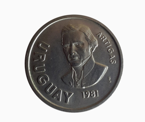 Moneda Uruguay 1981 10 Pesos