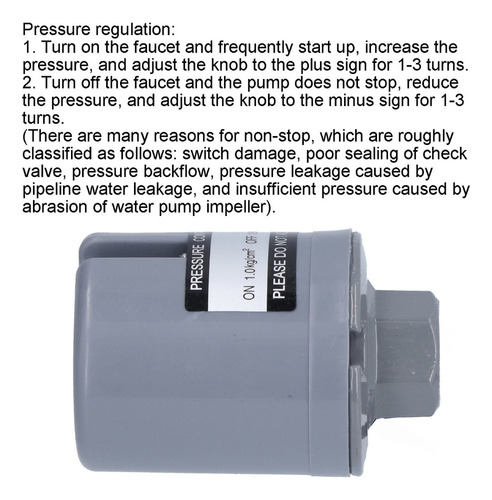 Controlador De Interruptor De Presión De Bomba De Agua