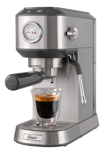 Cafetera espresso compacta Oster Perfect Brew, 220 V