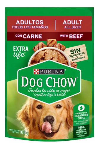 Alimento Húmedo Para Perro Dog Chow Adultos Todos Los Tamaño