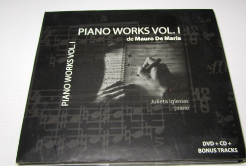 Mauro De Maria Piano Works Vol 1 Cd + Dvd Nuevo Oferta 