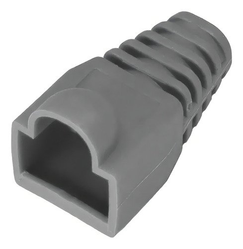 Kit 200 Capas Protetoras P/conector Rj45 Utp Cat5 Cat6 Cinza