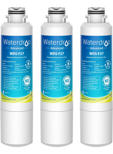 Filtro De Agua Certificado Waterdrop Dab Nsf 53 Y 42, Repues