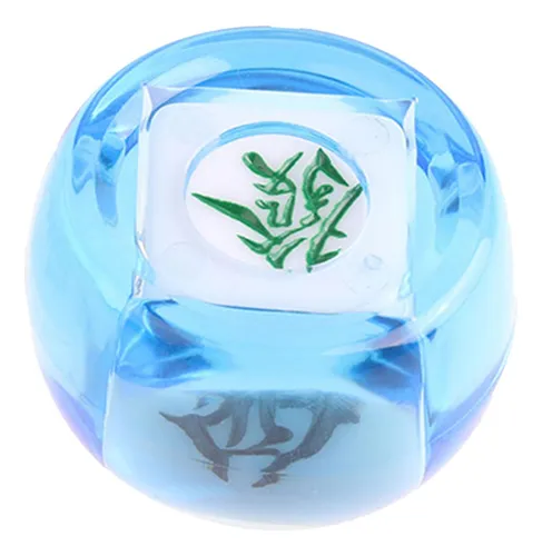 2 Juego De Dados Chinos De Colección Para Eventos Azul