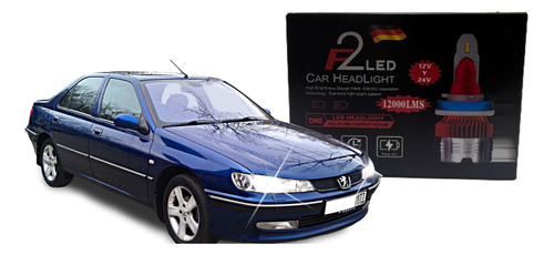 Luces Cree Led 24.000lm F2 Peugeot 406 Instalacióntc