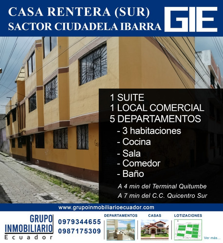 Imagen 2 de 4 de Hermosa Casa Rentera 5 Departamentos + Local Comercial
