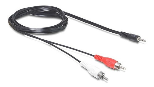 Cable Mini Plug 3.5mm St A 2 Rca Largo 5 Metros Mp3 / Mp4