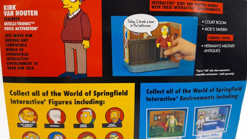 Figura Los Simpsons Kirk Van Houten Playmates Trujillo S (Usado)