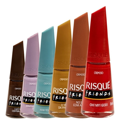Imagem 1 de 3 de Esmalte Risque Coleção Friends 8ml Wxz