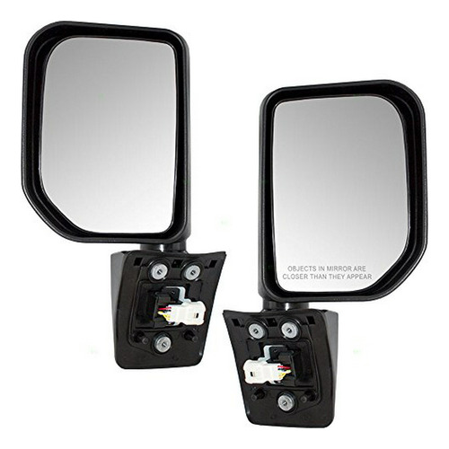 Espejo - Driver And Passenger Power Side View Mirrors With L