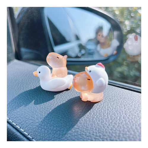 Capibara Luminoso De 9 Cm Para Tablero De Auto | Nmohydeu