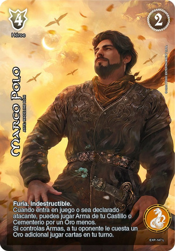 Myl Tcg: Marco Polo - Exp-147 (legendaria) (Usado)