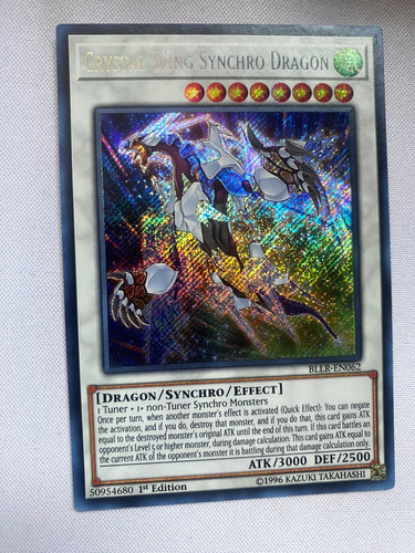 Crystal Wing Synchro Dragon Secret Yugioh