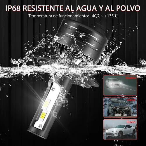 Para Para Carcasa De Faro Cuadrada De 7 Pulgadas,9003/h4