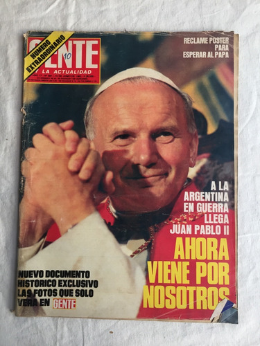 Revista Gente - Malvinas - Juan Pablo Ii 