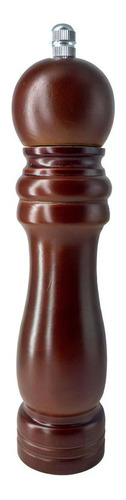 Moedor De Pimenta E Sal Em Madeira E Cerâmica 15cm - Kehome