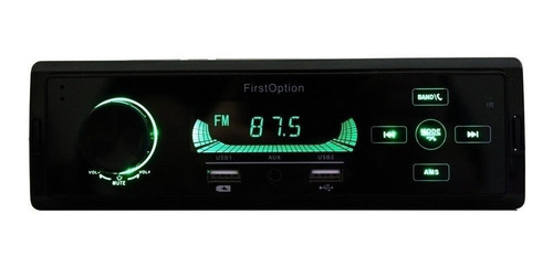 Som automotivo First Option 5560 preto