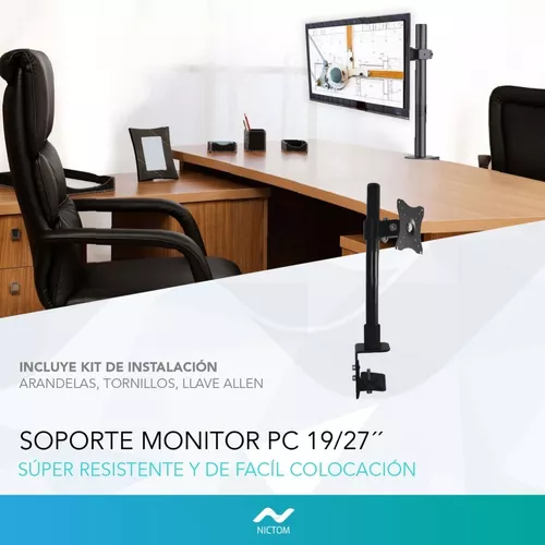 Soporte De Mesa Para Tv/monitor Nictom Sm01 19 A 27