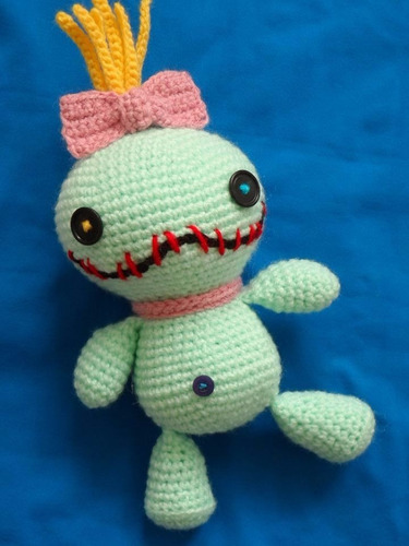 Disney Trapos Lilo Stitch Tejida Amigurumi Crochet