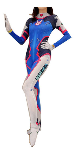 Disfraz De Cosplay Anime D.va Para Mujer Utilería De Song H