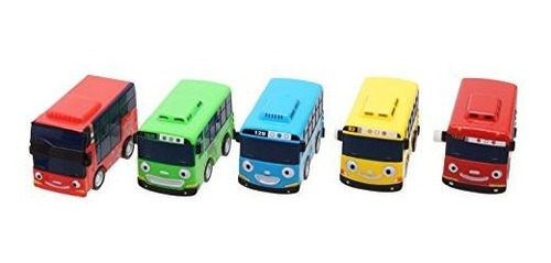 Imagen 10 de 10 de Tayo Little Bus Wind Up Toys, 5 Piezas (tayo, Rogi, Gani,