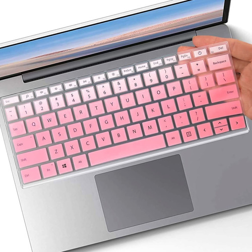 Protector De Teclado Rosa Para Microsoft Surface Go