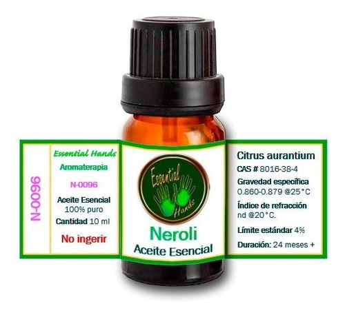 Neroli 10 Ml - Aceite Esencial - Aromaterapia