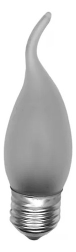 Lâmpada Vela Bico Torto 25w 127v E27 Fosca Kit 10 Peças Cor Da Luz Branco-quente