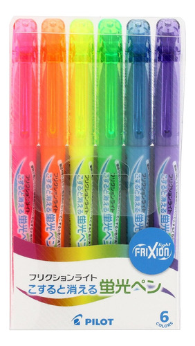 Pilot Sfl-60sl-6c Juego 6 Colores Frixion