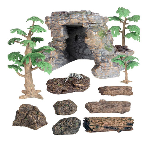 11 Uds Miniatura Mini Figuras De Jardín Adornos De