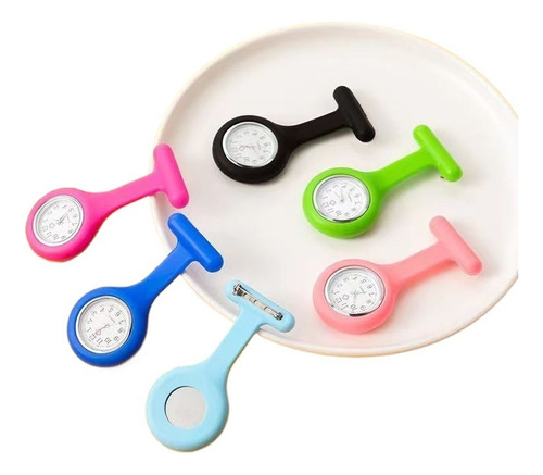 Reloj De Silicona Con Solapa Para Médico De Enfermería, 6p