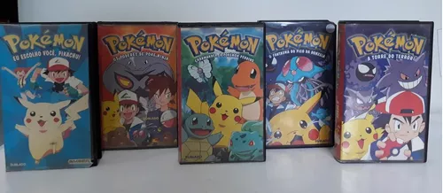 Coleção Vhs Para Dvd Pokemon Dublado