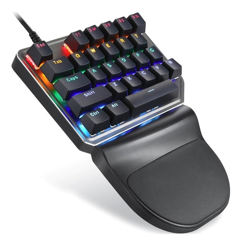 Teclado Gamer Mecânico Motospeed K27 Game Pad Switch Outemu Red C/ Leds Rainbow - Fmstc0055vem