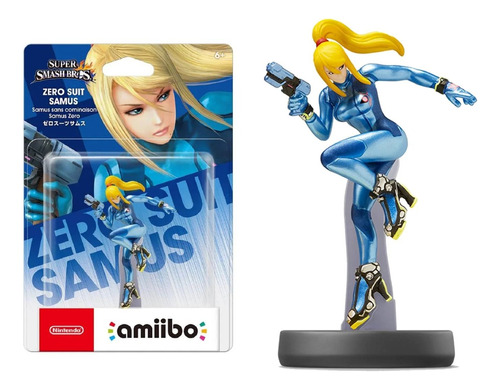 Amiibo Zero Suit Samus - Smash Bros