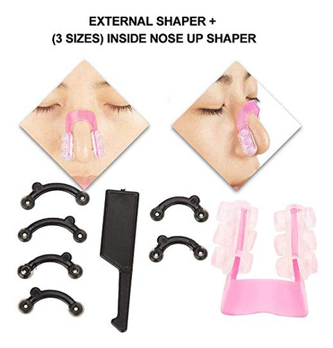 16pcs Nose Up Clip Nose Shaper 3d, Kit De Belleza Alisadora