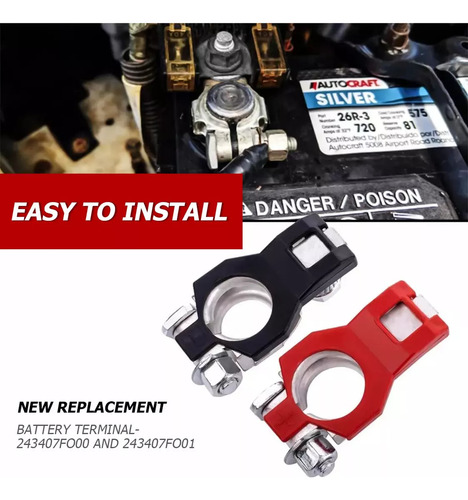 Terminales Batería Positivo Y Negativo Universal Para Nissan
