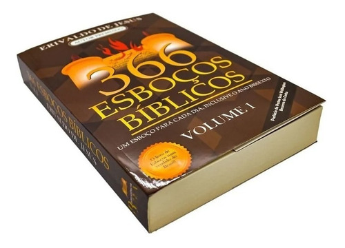 366 Esboços Bíblicos, de Erivaldo de Jesus. Editora ADIB, capa mole em português, 2017