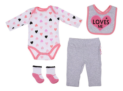 Ropa For Muñecas Reborn, Traje De Corazón Rosa De Juguete