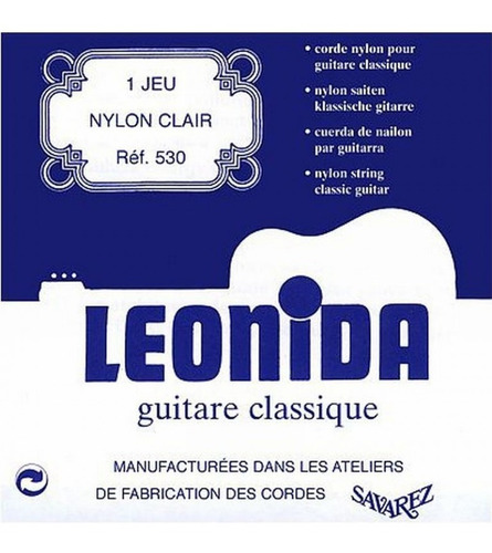 Encordado Guitarra Clasica  Nylon Savarez Leonida530 Calidad