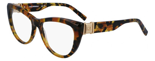 Lentes Karl Lagerfeld Kl6133 Colores Oftalmicos Color 234 Striped Tobacco
