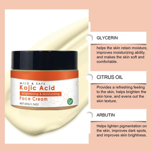 Creme Facial Hidratante E Hidratante 50g Reduz A Pigmentação